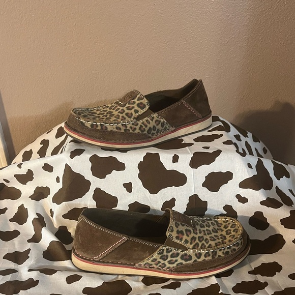 Ariat Shoes - Ariat Brown Leopard Print Loafers